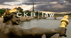 Desktop Screenshot of ckrlaw.com